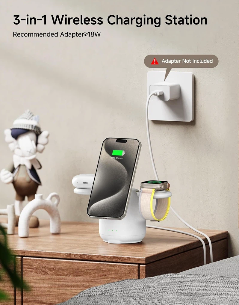 SwanScout 3-in-1 Wireless Charging Station - photo 2