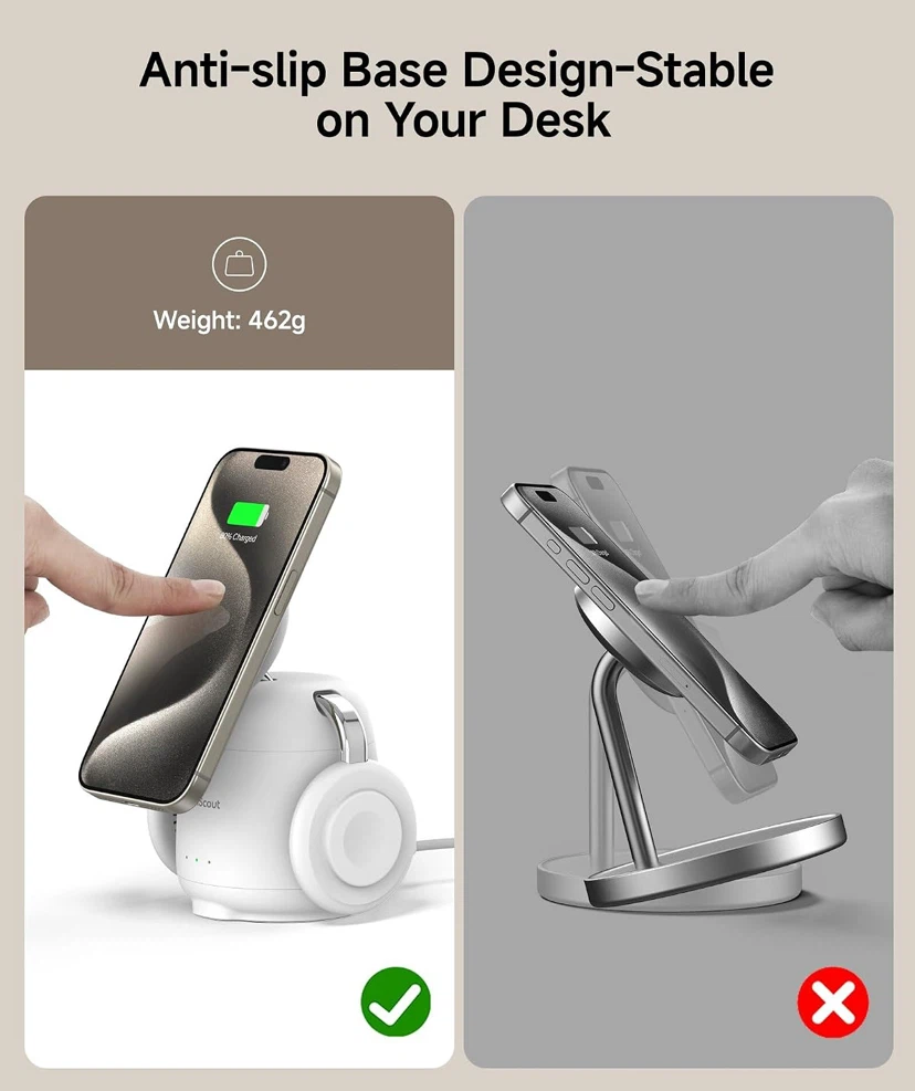 SwanScout 3-in-1 Wireless Charging Station - photo 4