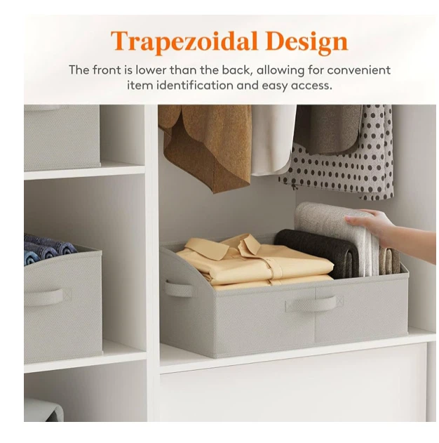 6-Pack Non-Woven Fabric Storage Boxes - photo 3