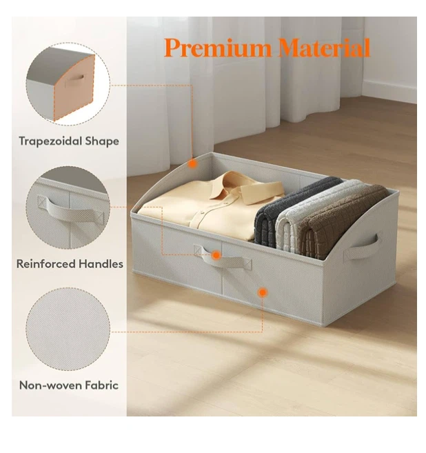 6-Pack Non-Woven Fabric Storage Boxes - photo 5