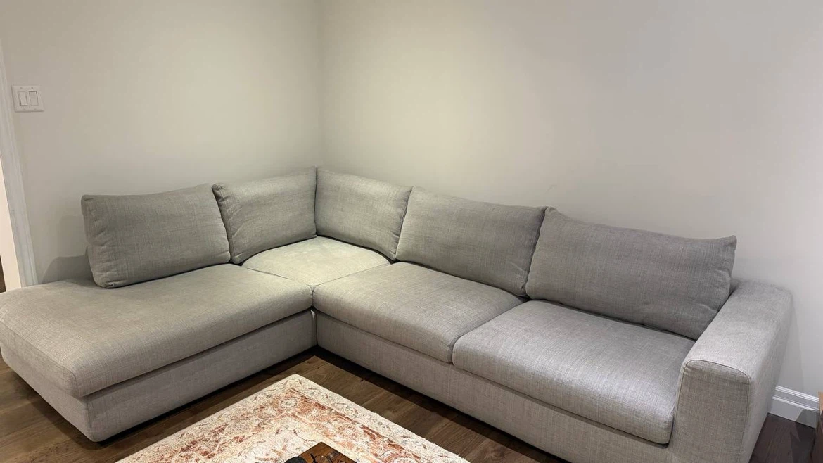 Must Société Grey Sectional Sofa - photo 2