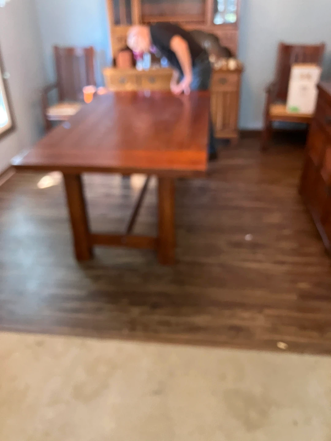 Solid Wood Dining Table - photo 2