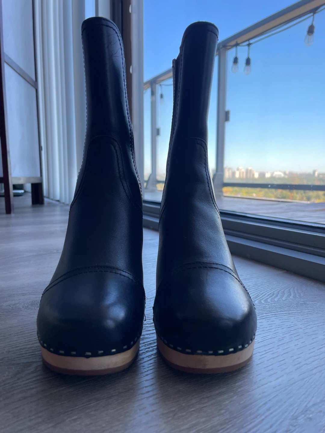 Swedish original HASBEENS Clog Boots Black european Size 37 - photo 2