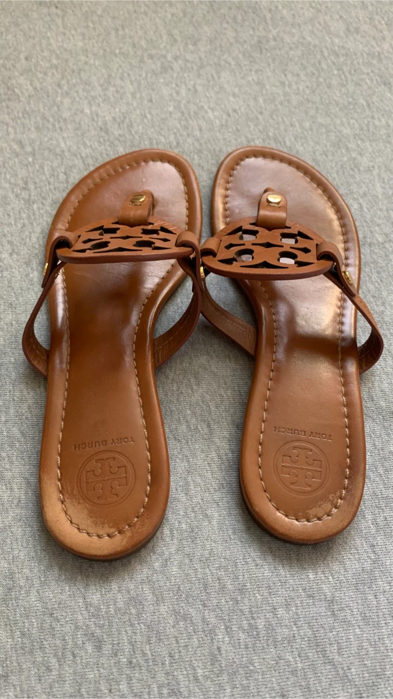 Tory Burch Miller Leather Sandals - Size 7M - photo 2