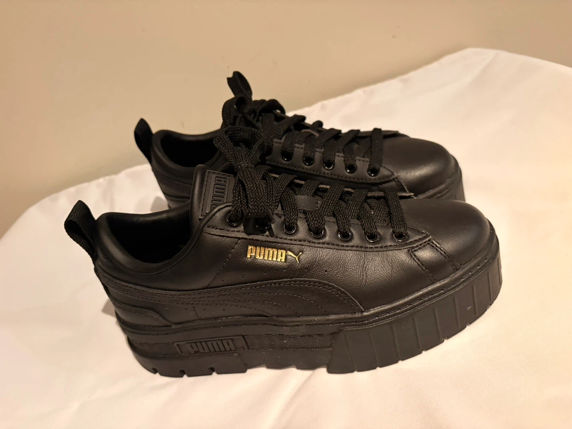 Puma Black Platform Sneakers