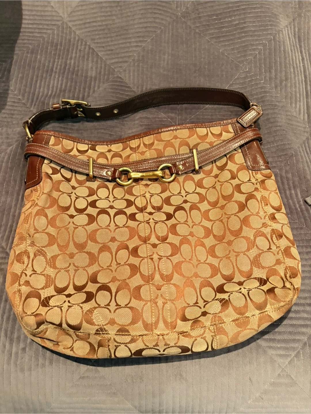 Coach Signature Hobo Bag