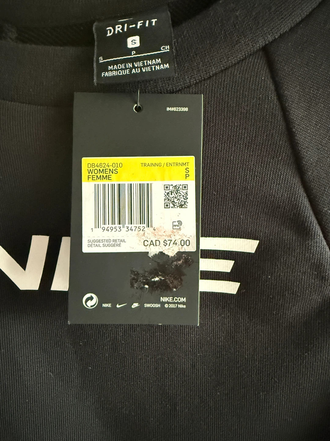 Brand New Nike Women’s Training Cropped Crewneck - photo 4
