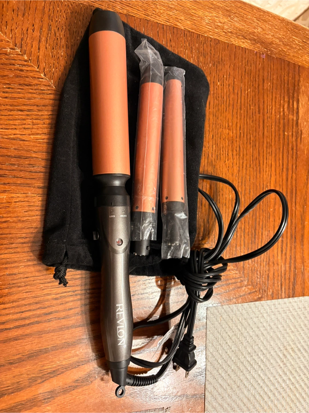 Revlon 3-in-1 Curling Iron Wand Set