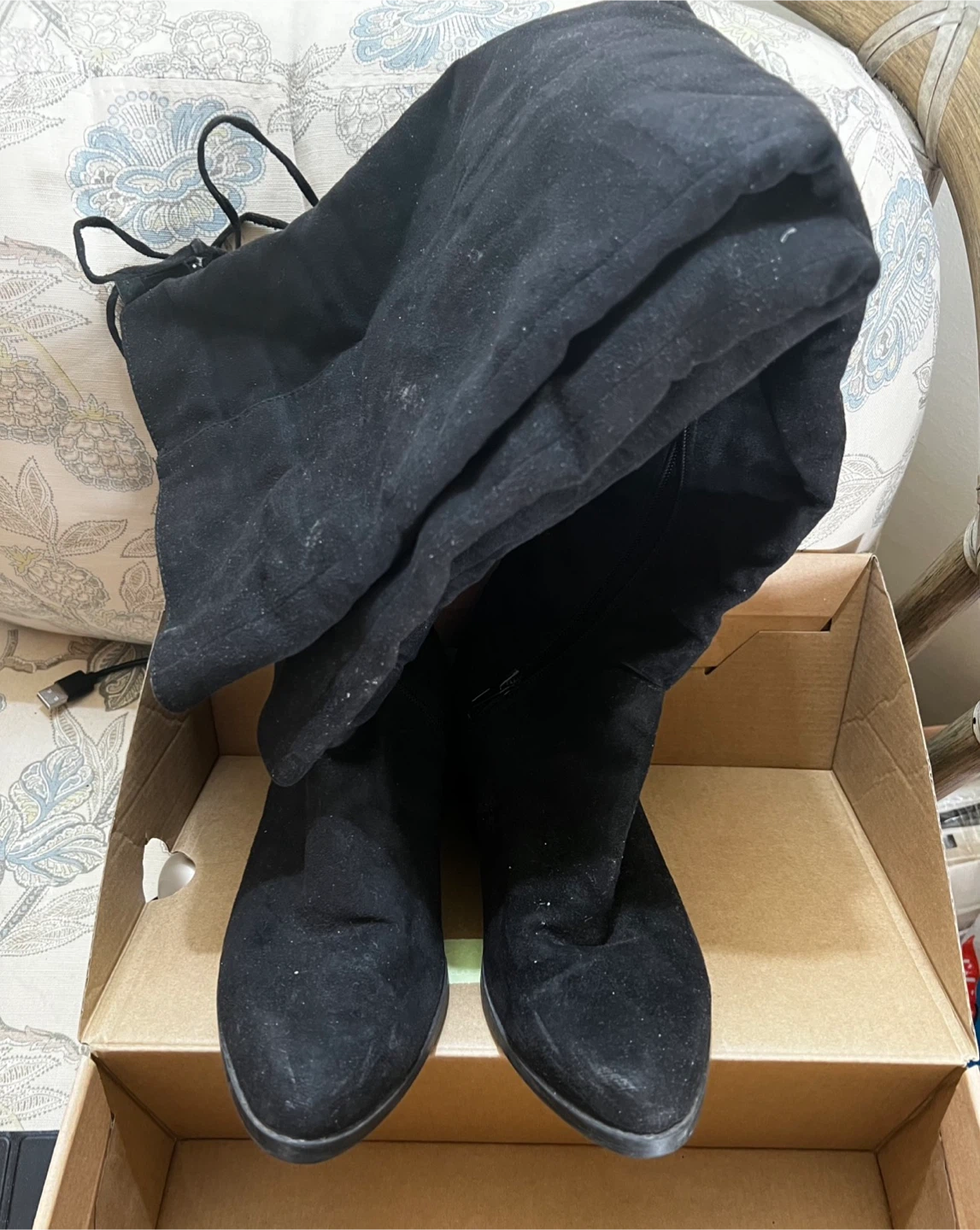 Call It Spring black over-the-knee boots - photo 3