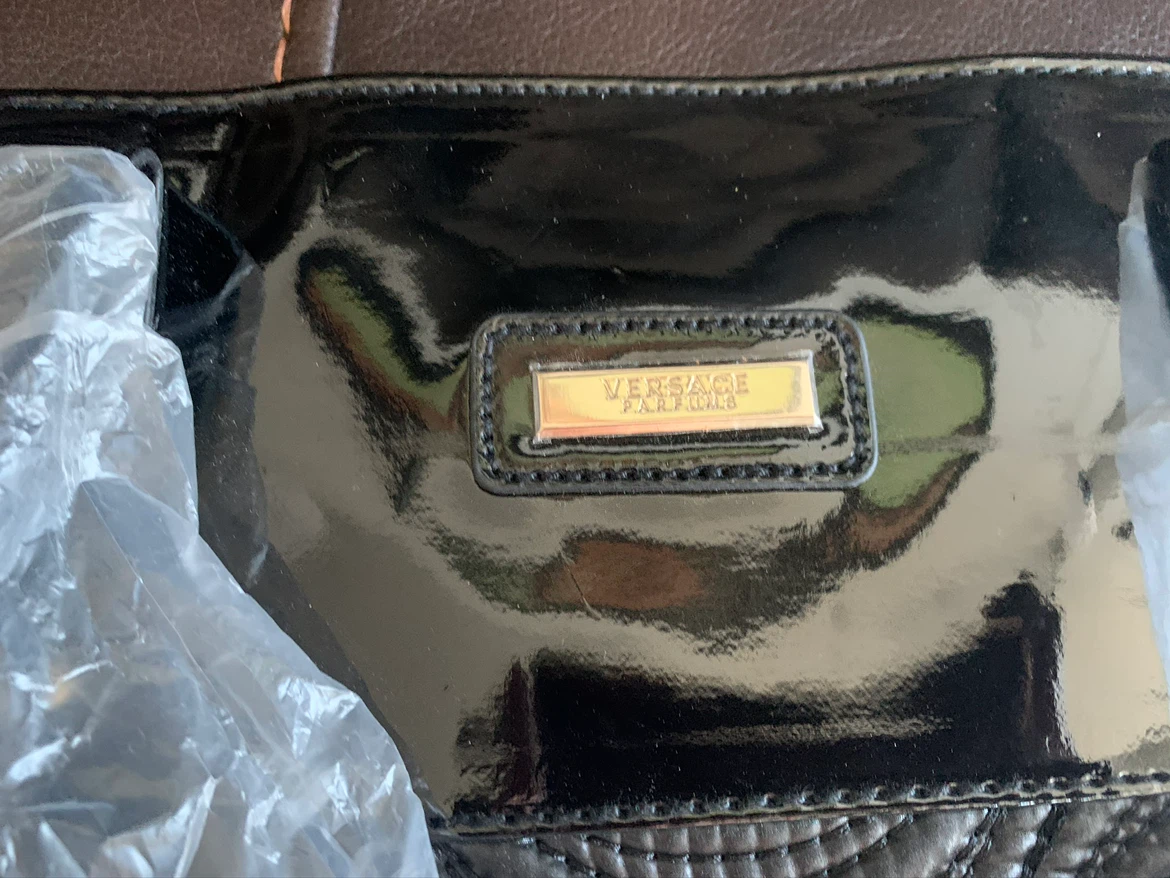 Versace Parfums Black Quilted Tote Bag - photo 4