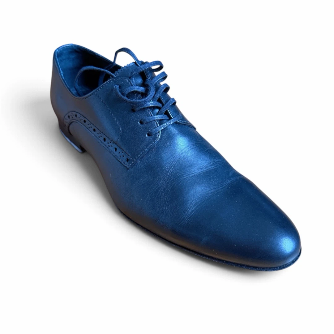 Minnelli Black Leather Oxford Shoes - photo 3