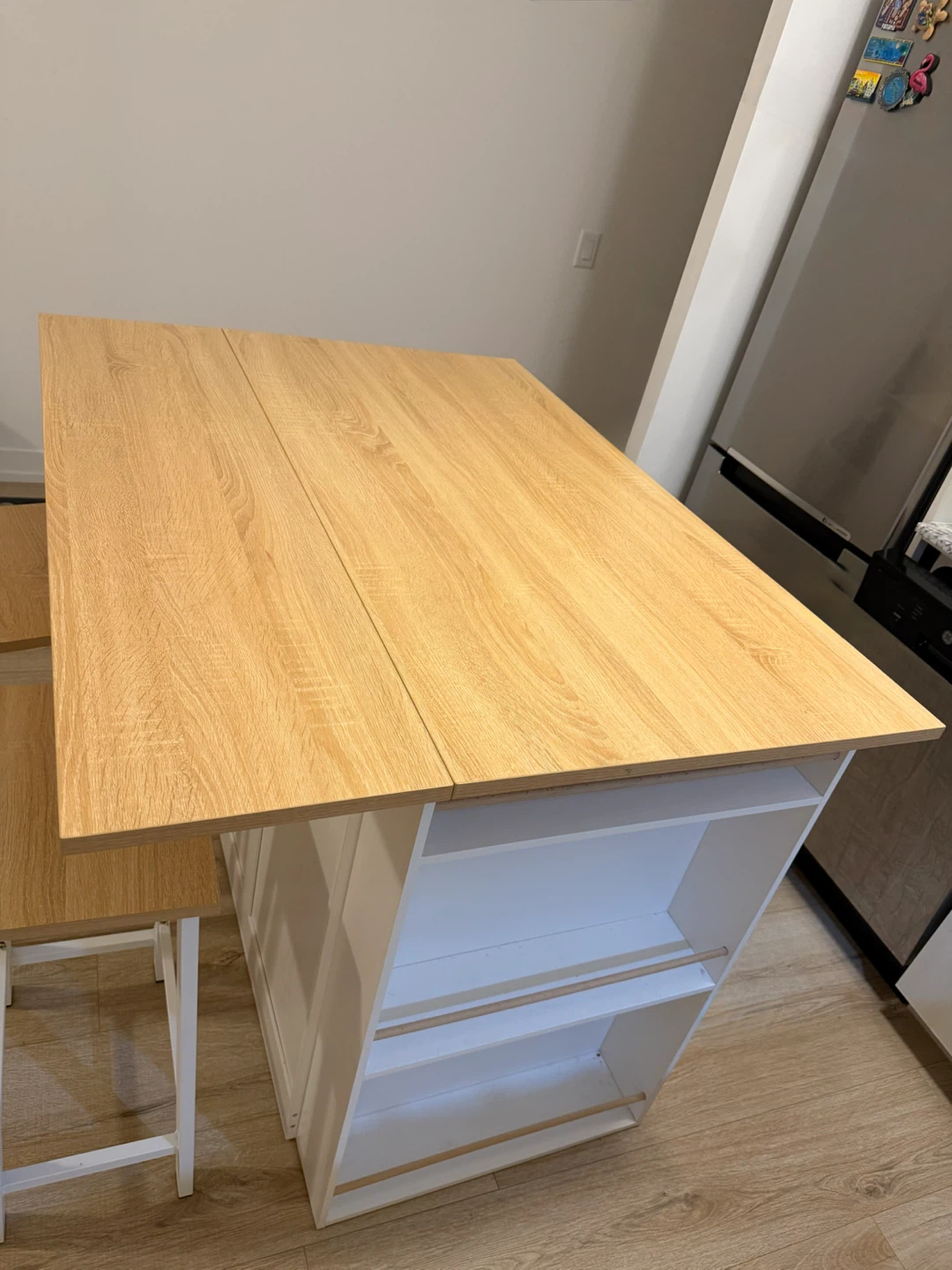 Kitchen Island with Two Stools (Moving Sale) - photo 3