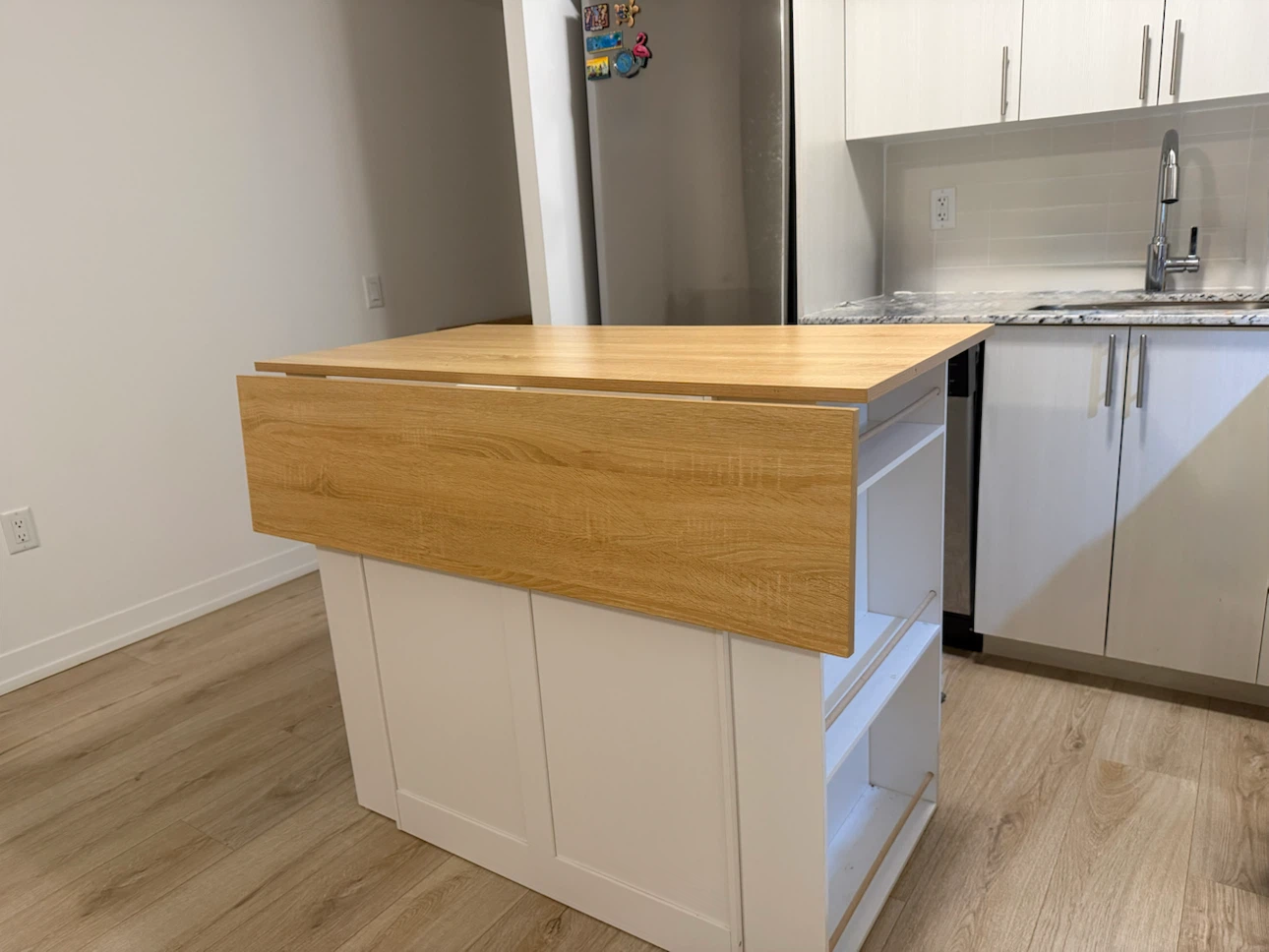 Kitchen Island with Two Stools (Moving Sale) - photo 4