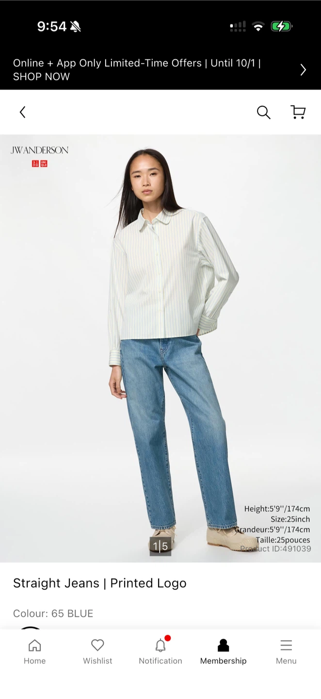 UNIQLO x JW Anderson Straight Jeans - photo 5