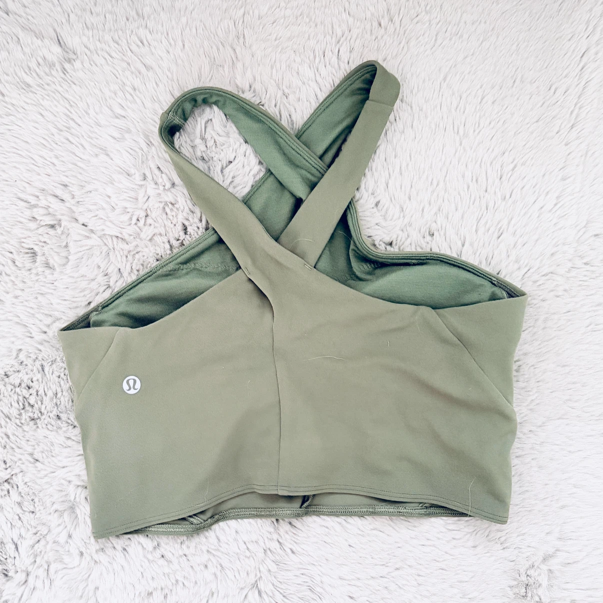 Lululemon Dark Forest Keyhole Longline Sports Bra Size 8 - photo 2