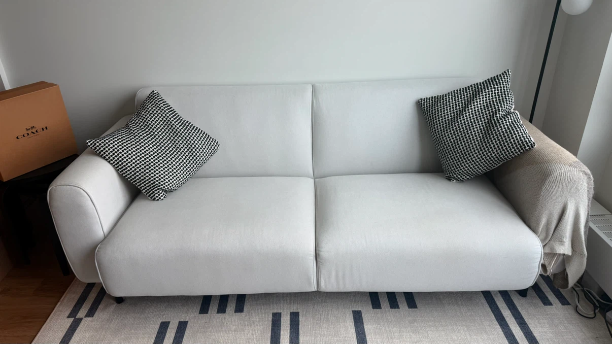 Beige 3 Seater Sofa