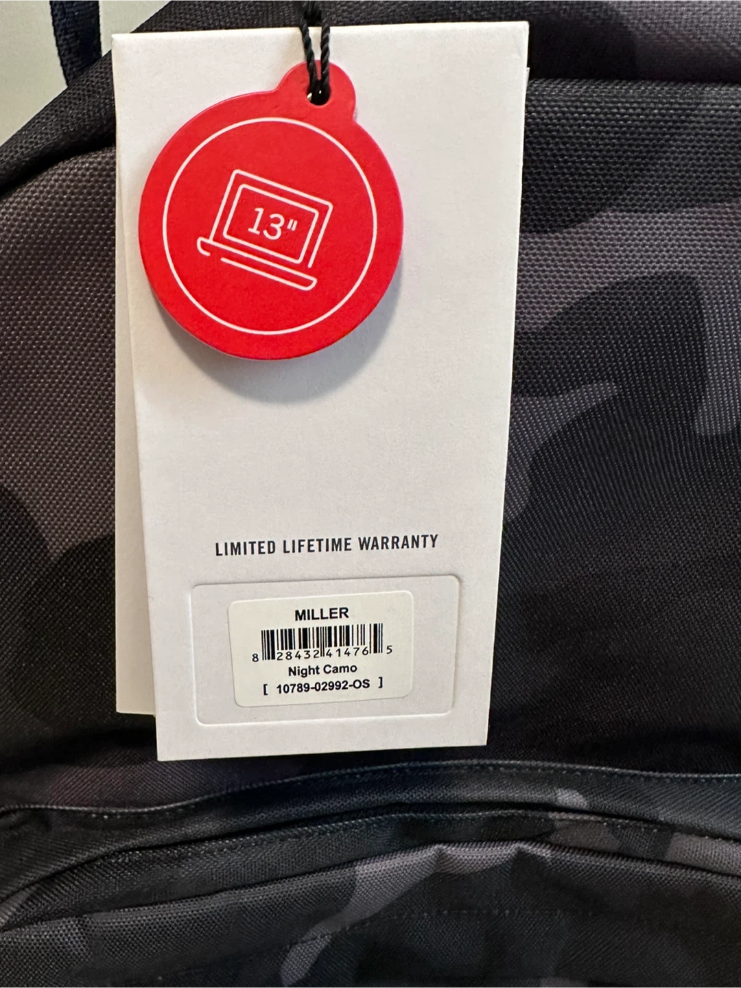 New Herschel Miller Backpack Night Camo - photo 3