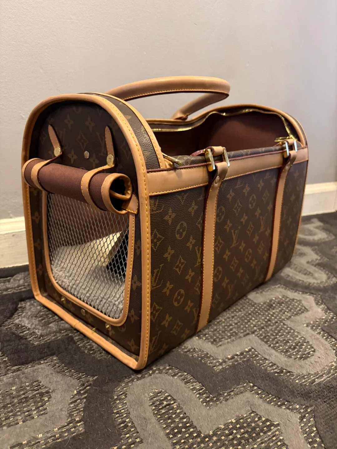 LV Sac Chien Pet Carrier