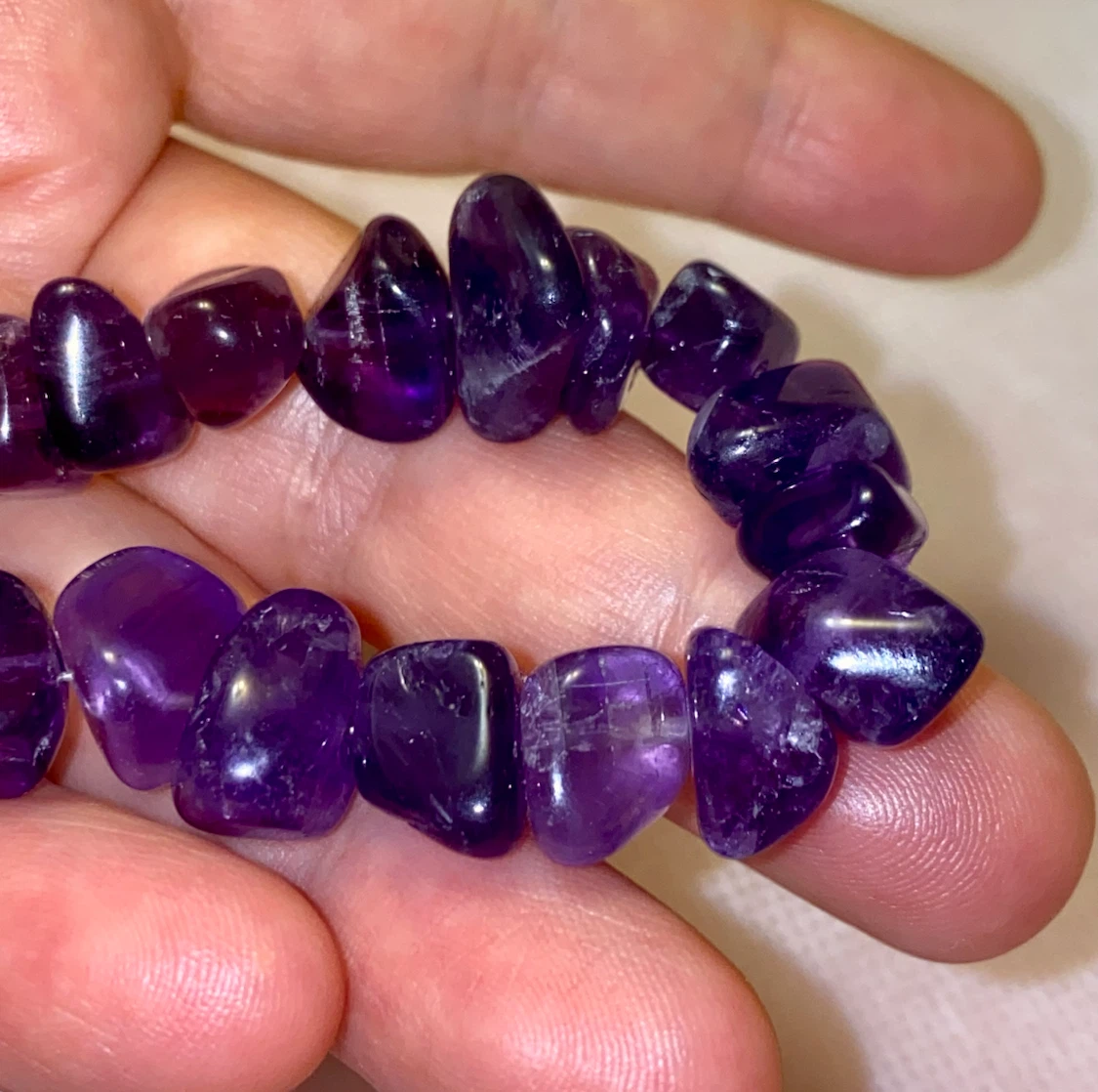 Amethyst chip bracelet - photo 2