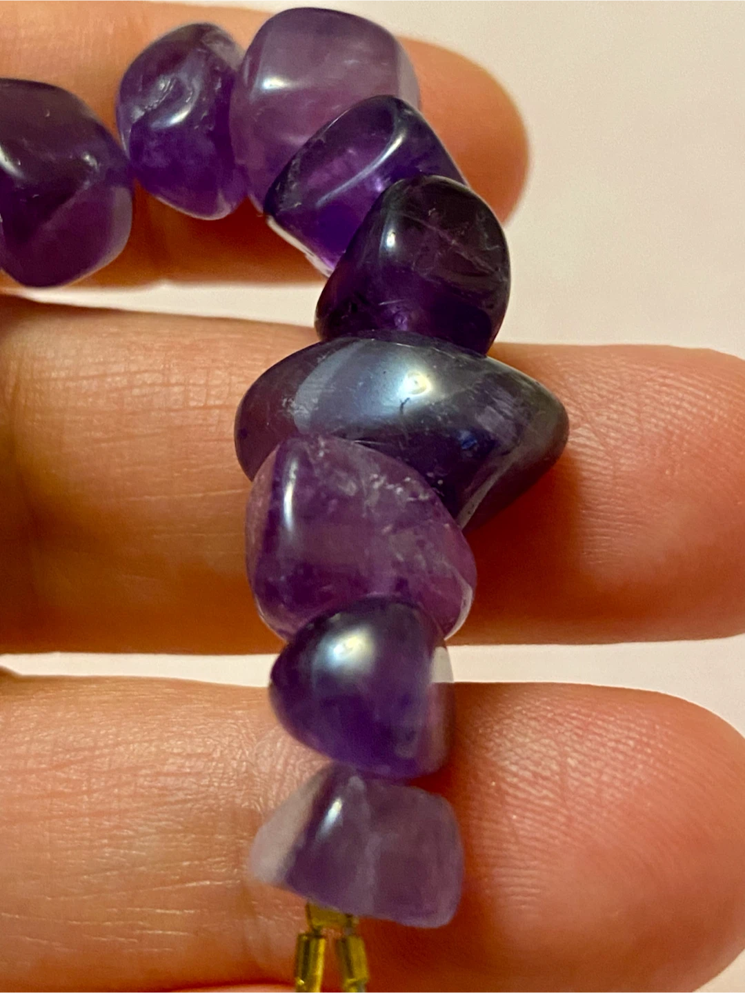 Amethyst chip bracelet - photo 3