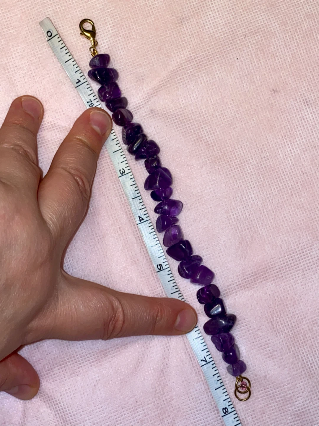 Amethyst chip bracelet - photo 4