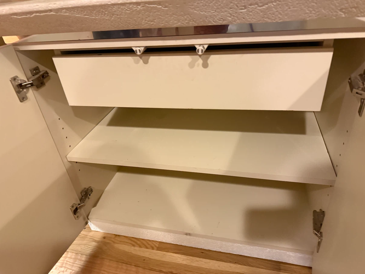 White Storage Console Cabinet - photo 3