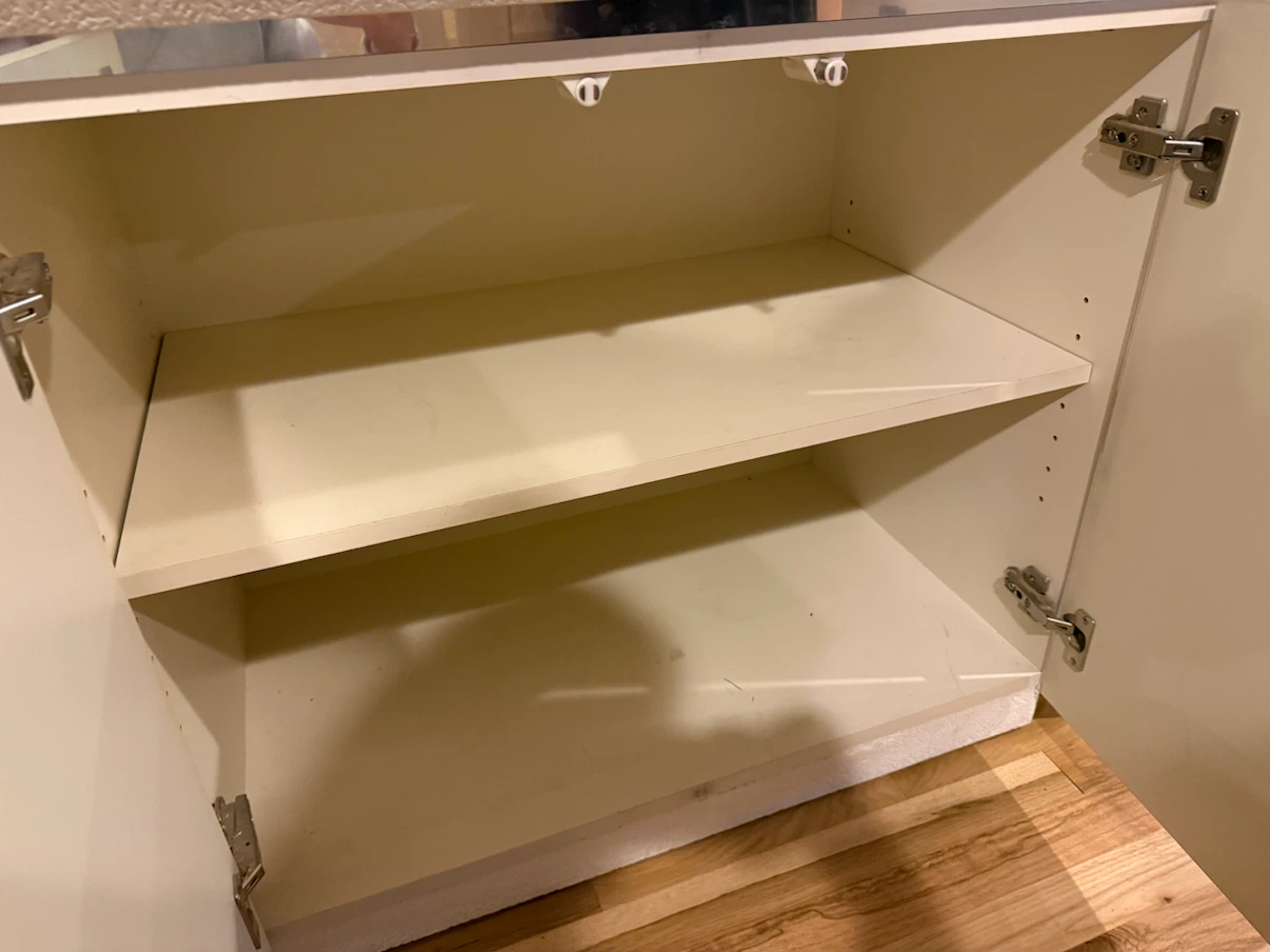White Storage Console Cabinet - photo 5