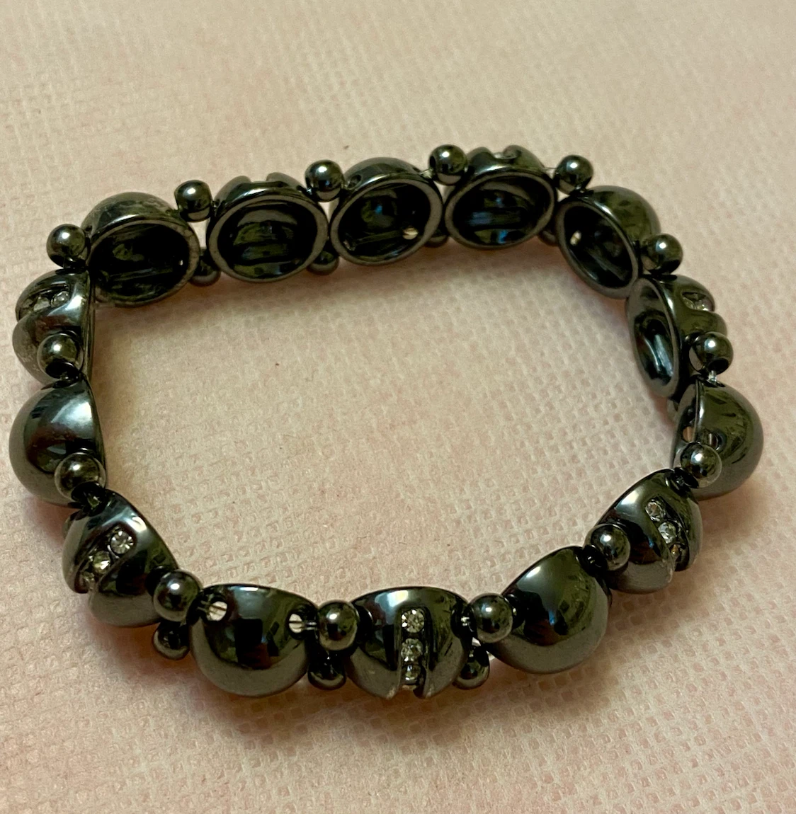 Lia Sophia Gunmetal Tone Beaded Bracelet - photo 3
