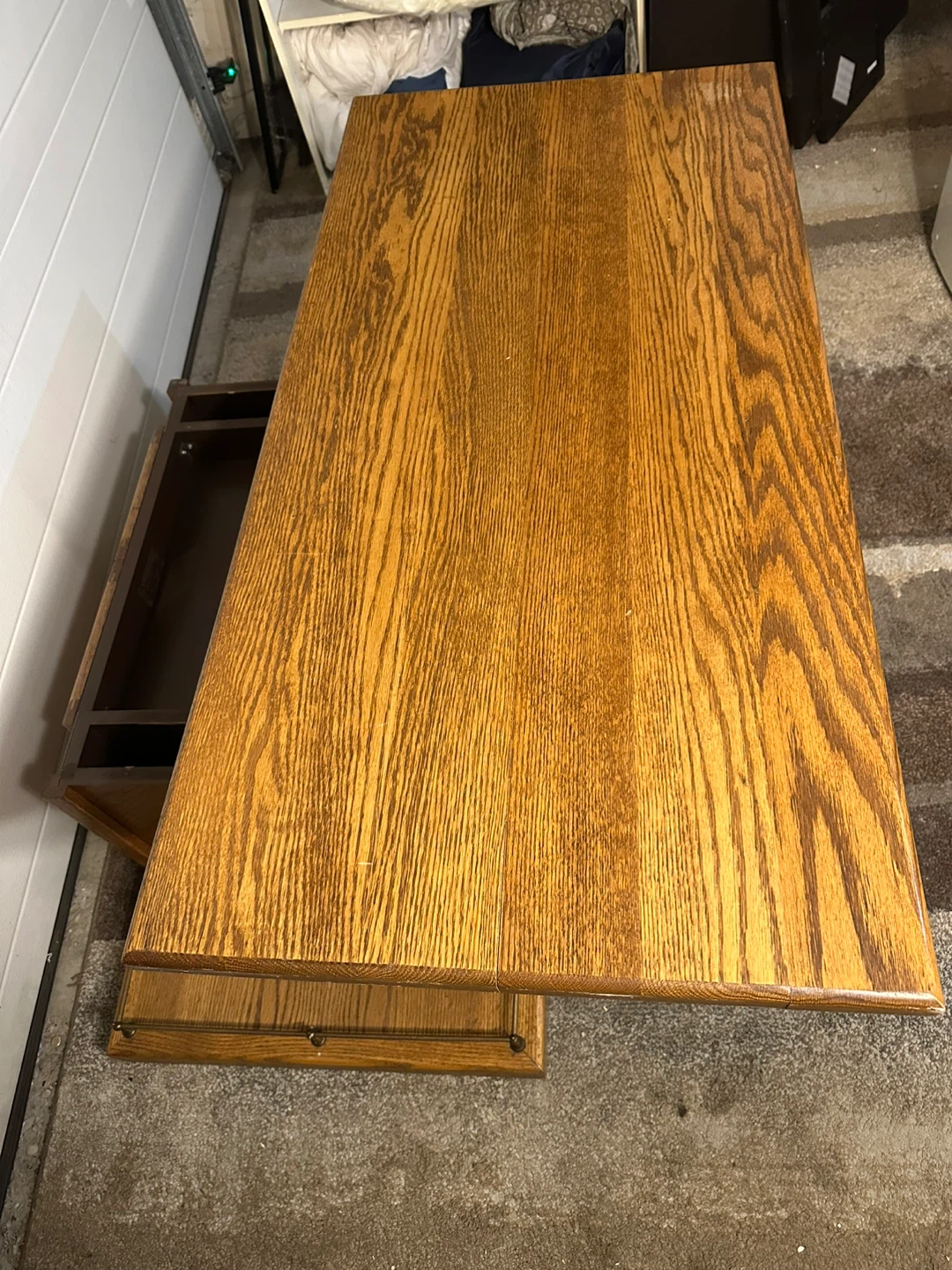 Oak Lift-Top Coffee Table with Storage - photo 5