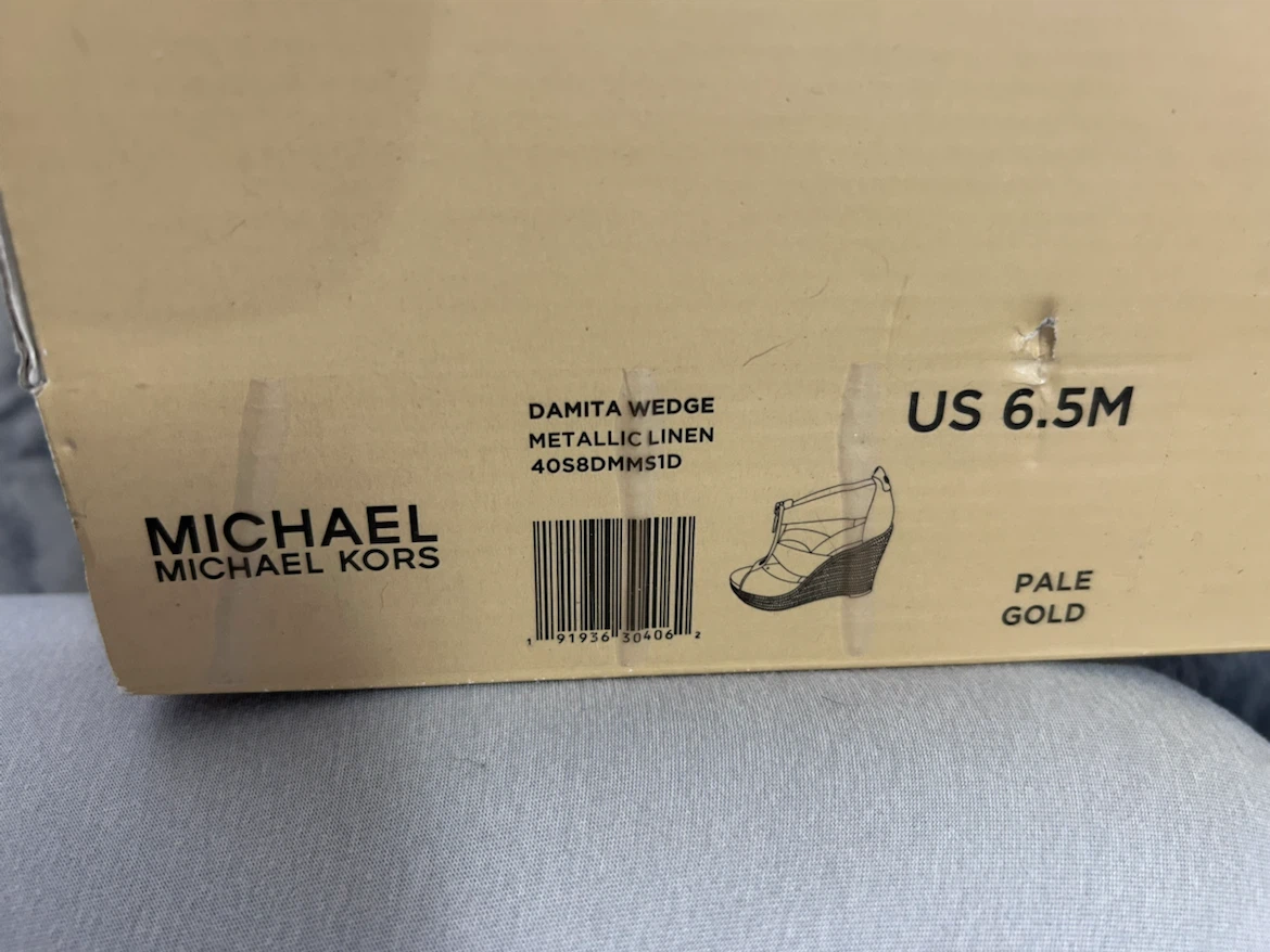 Michael Kors Damita Wedge Sandals Size 6.5M - photo 2
