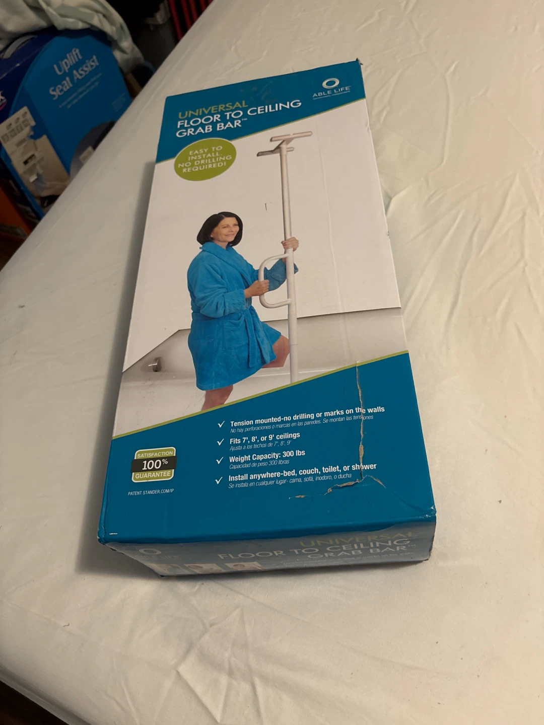 Able Life Universal Floor-to-Ceiling Grab Bar