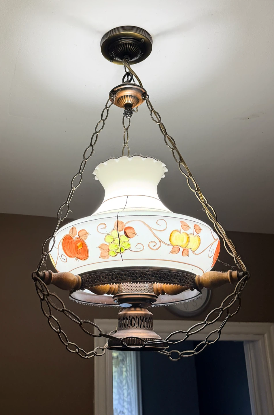 Vintage Fruit Motif Hanging Pendant Lamp