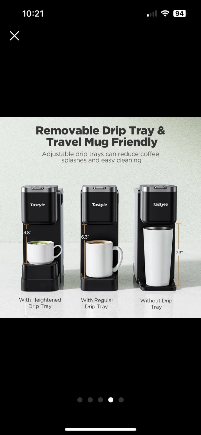 Tastyle Single Serve Coffee Maker