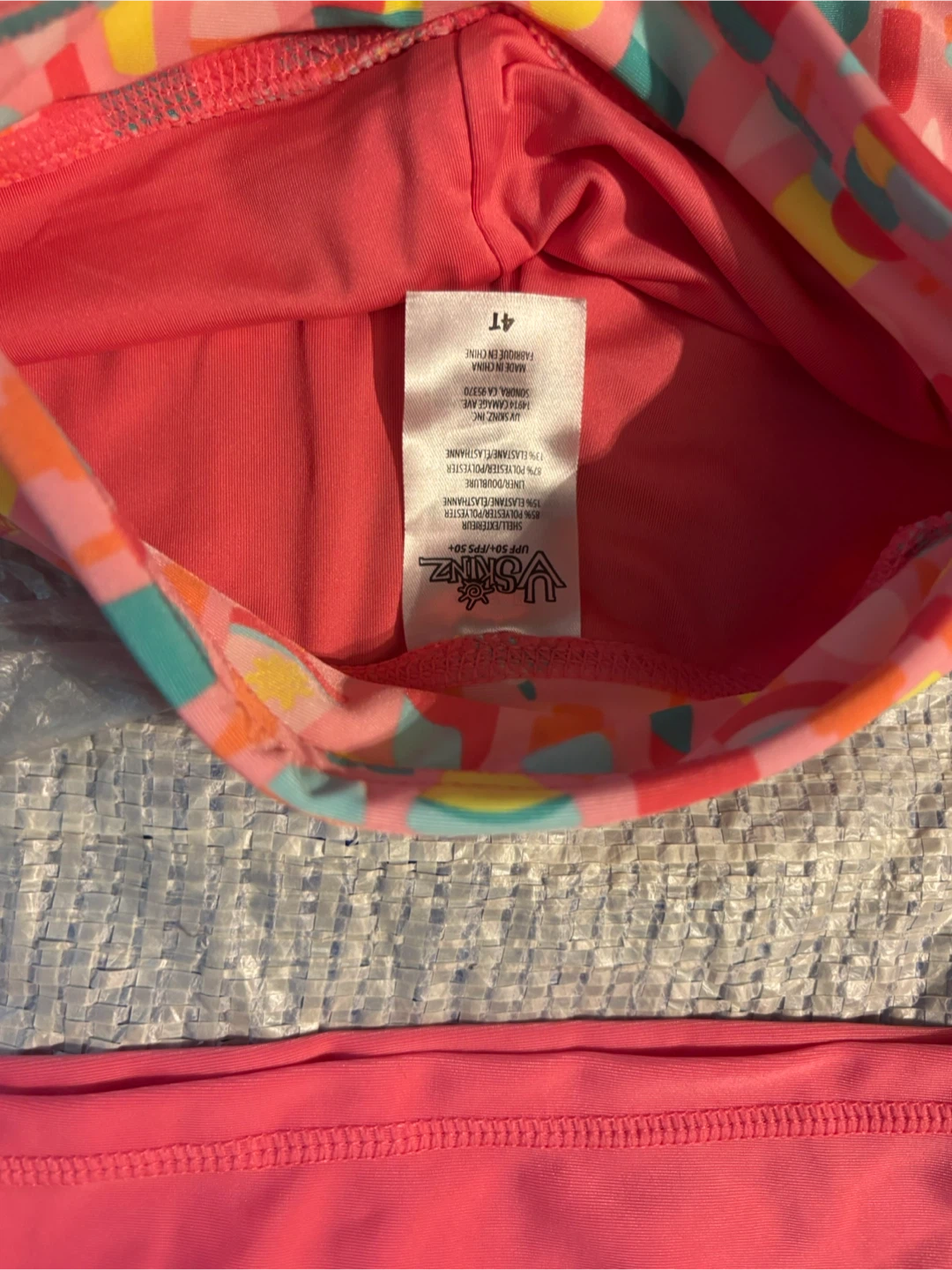 NWOT UV Skinz 3-Piece Swim Set 4T - photo 2