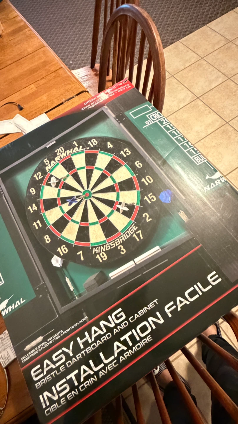 Narwhal Kingsbridge Dartboard and Cabinet