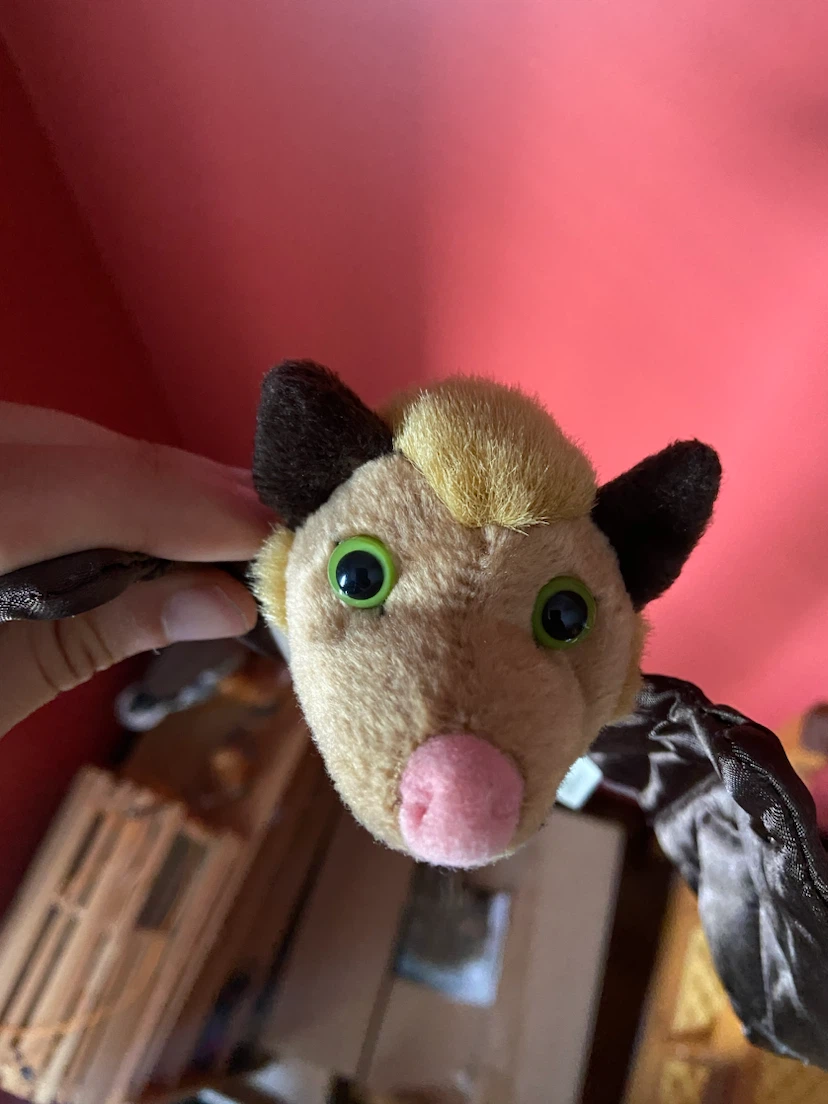 2001 K & M - 8" Plush Brown BAT - Flexible Satin Wings - photo 5