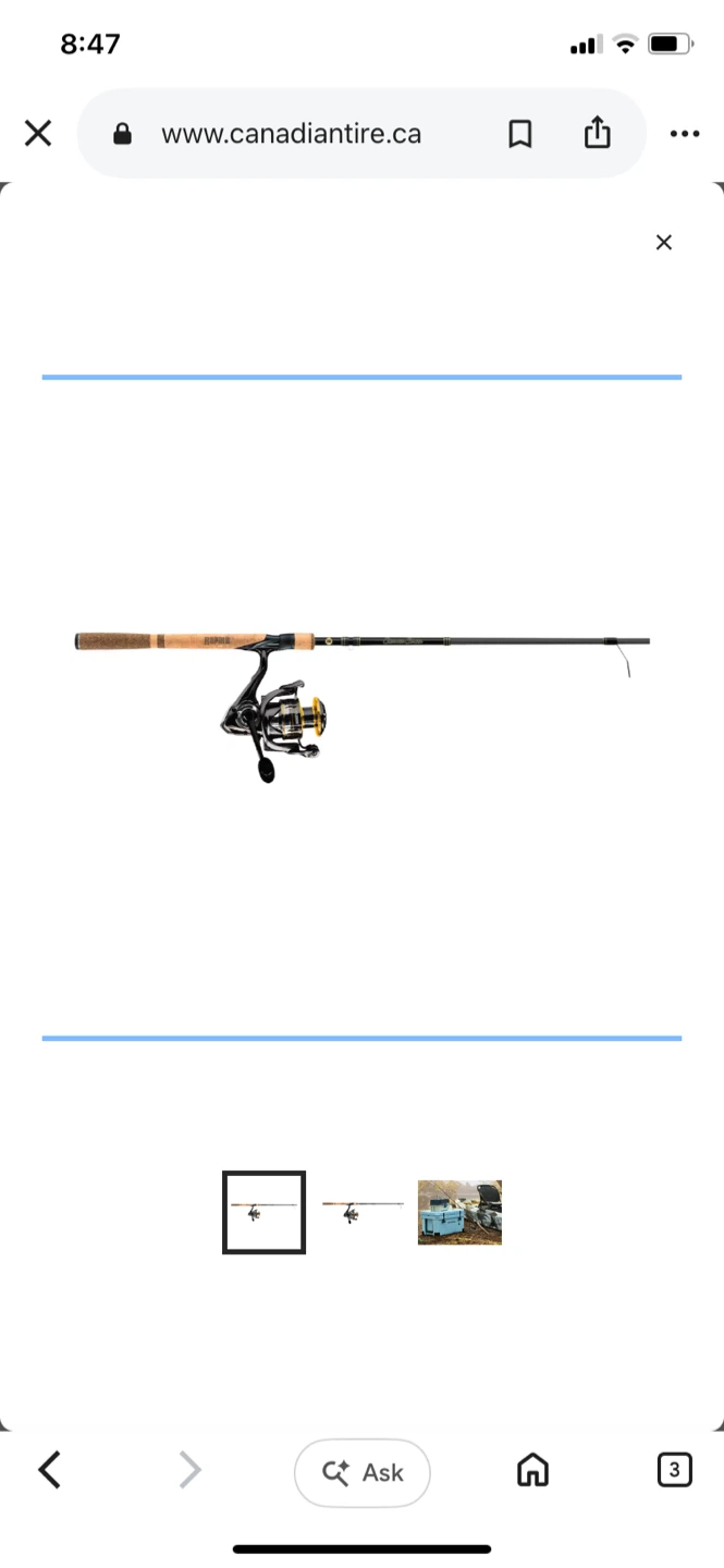 Rapala Fishing Rod and Reel Combo