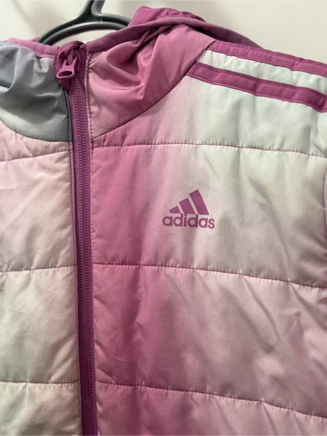 Adidas Kids Hooded Puffer Jacket size 7-8 - photo 2