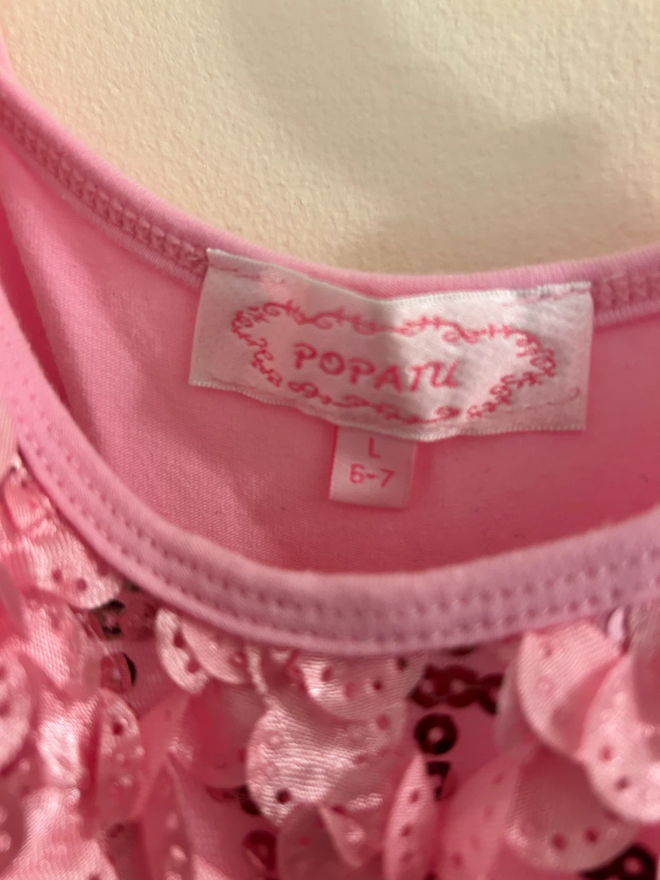 Popatu Pink Party Dress Size 6-7 - photo 2