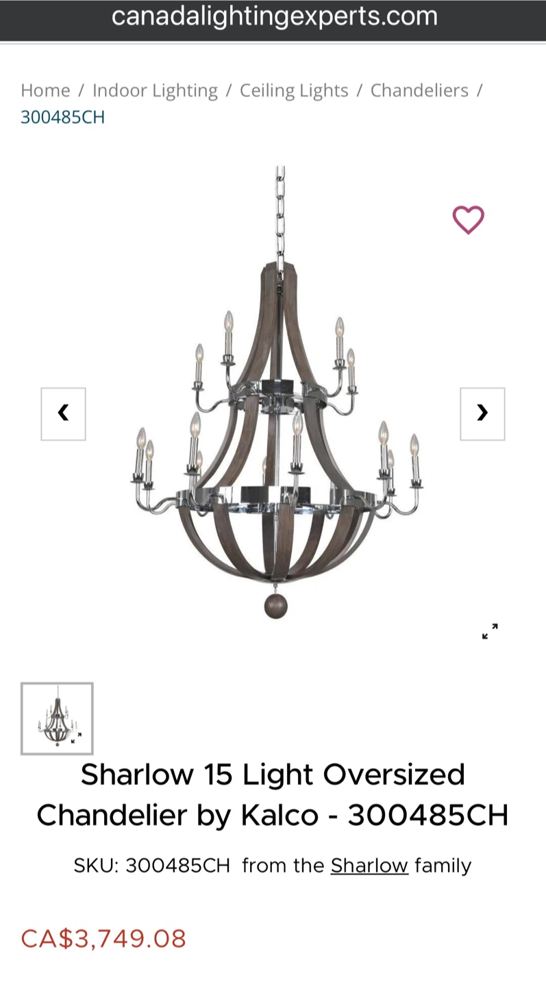 Chandelier - Large