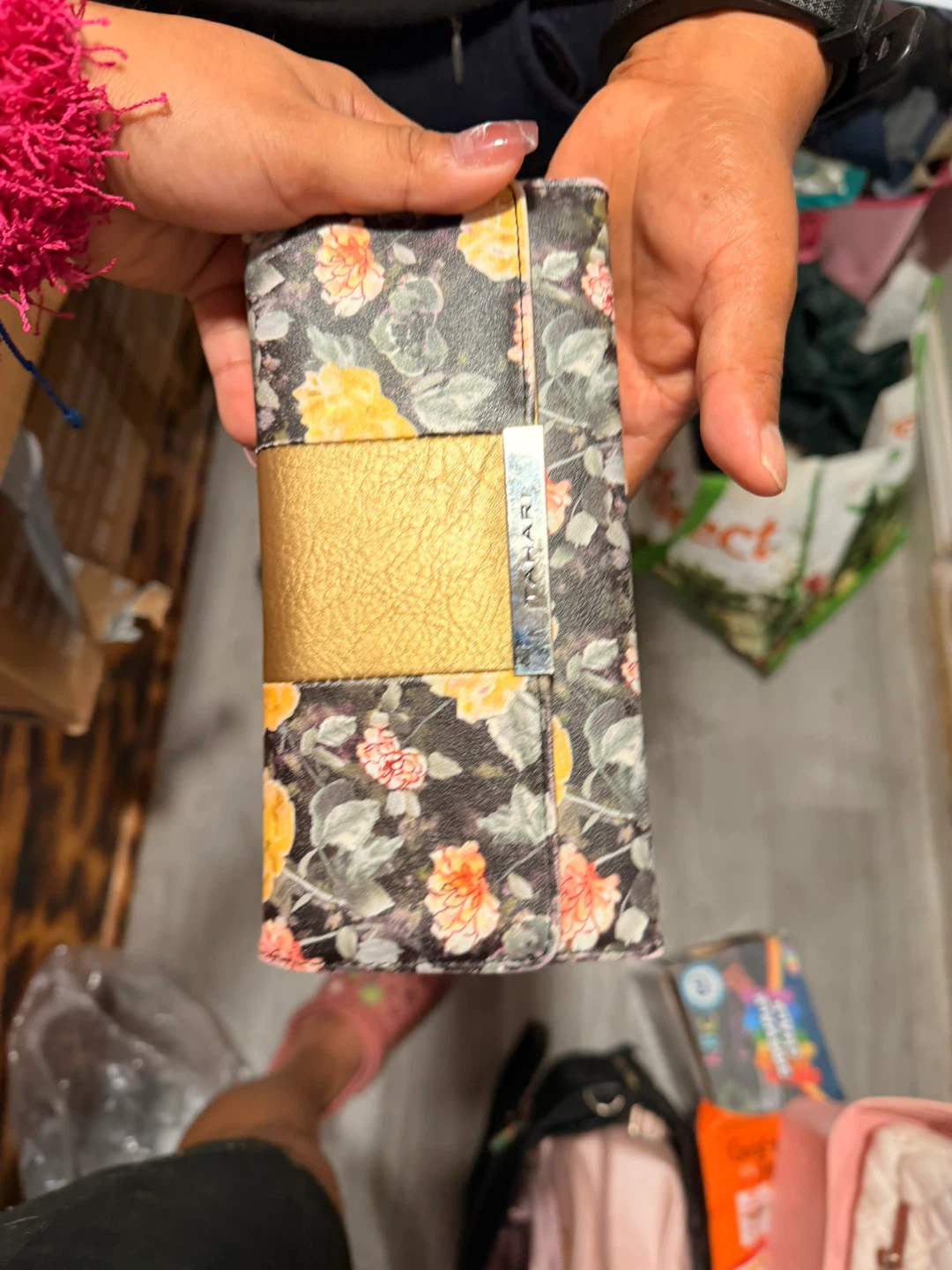 Tahari Floral Wallet