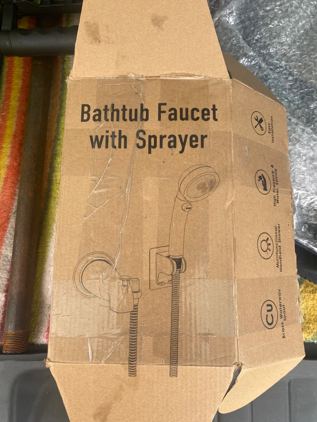 Bathtub Faucet with Handheld Sprayer - photo 2