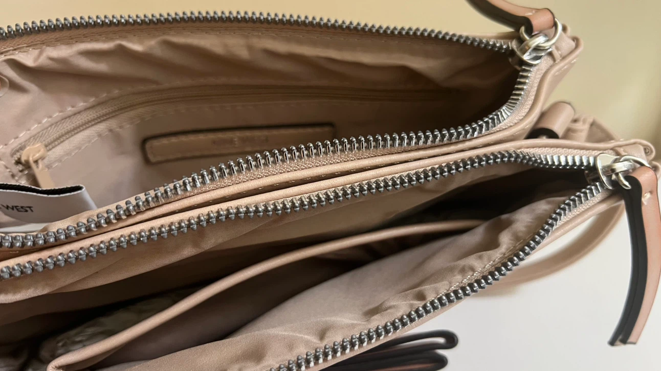 New-Nine West Beige Crossbody Bag - photo 3