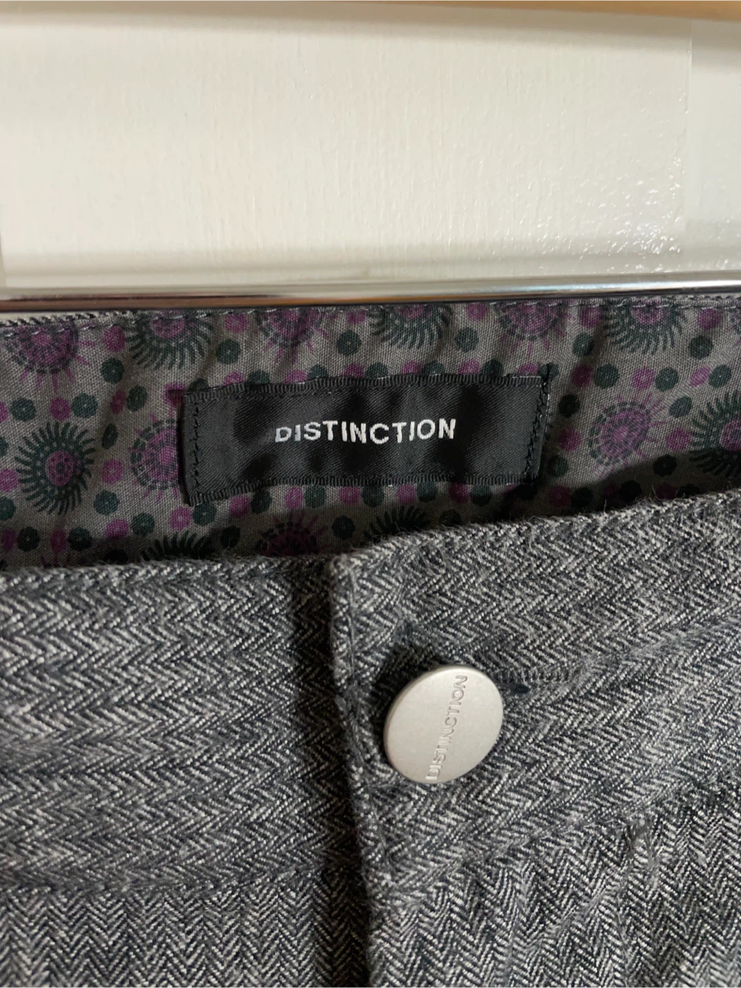 Distinction Cotton Flannel Herringbone Pants 34x30 - photo 4