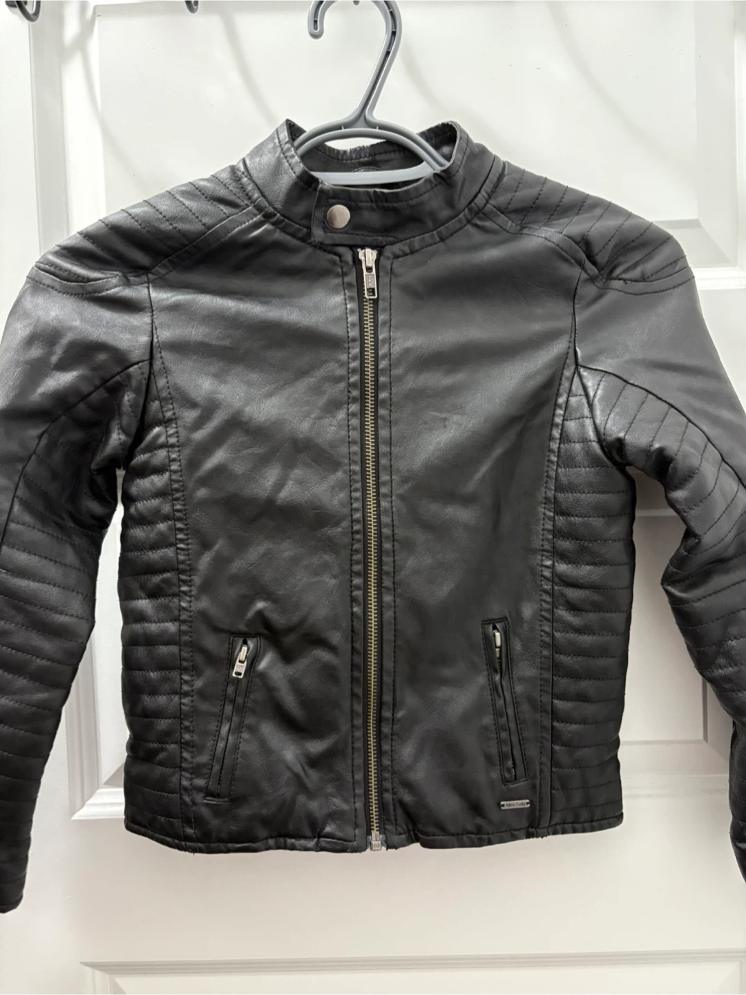 Kids Faux Leather Jacket size 7-8