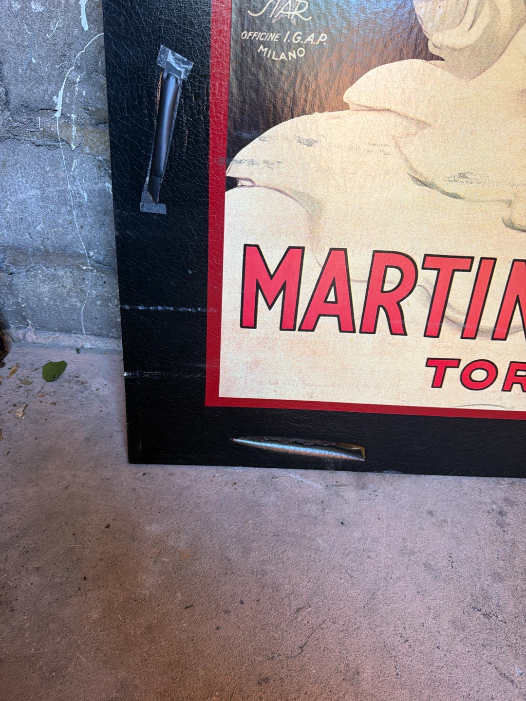 Vintage Style Martini & Rossi Advertising Sign - photo 2