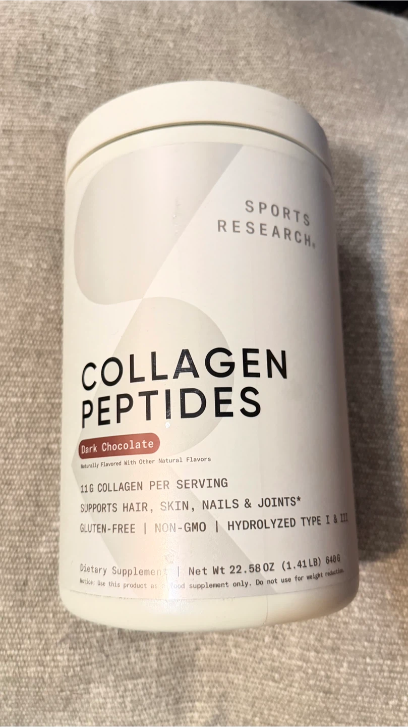 Sports Research Collagen Peptides Dark Chocolate