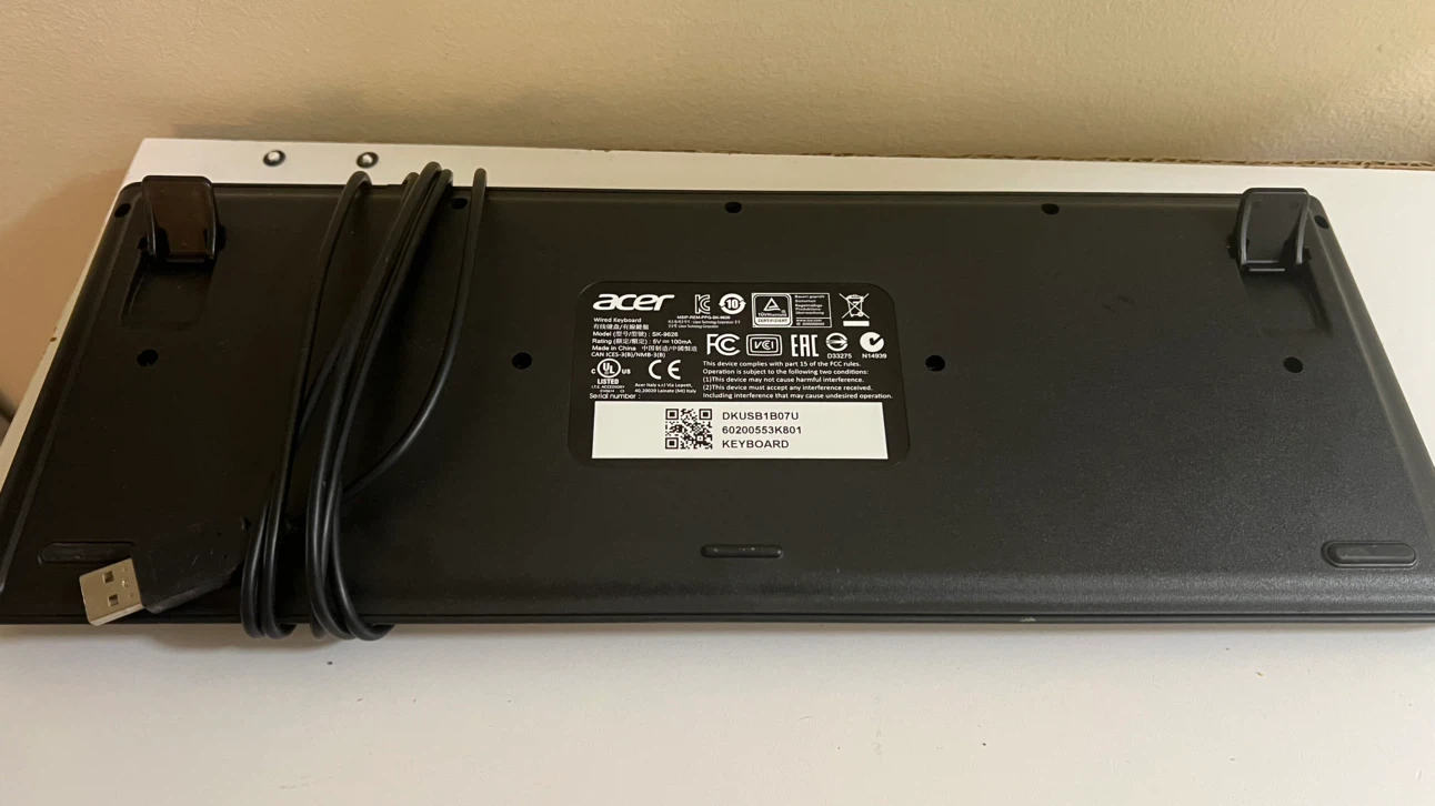 Acer SK-9628 Wired Keyboard - photo 3