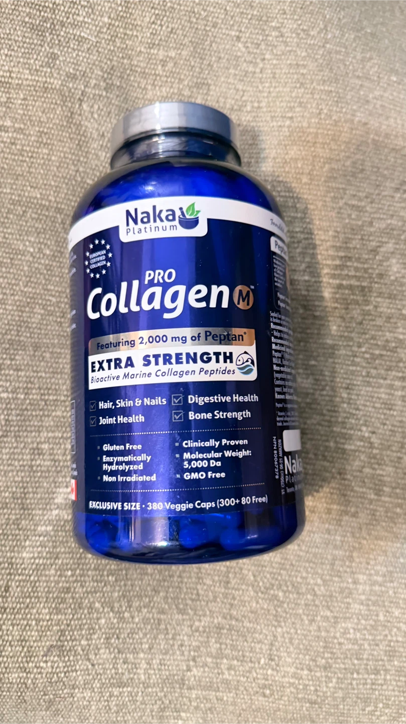 Naka Platinum Pro Collagen Extra Strength 380 Veggie Caps