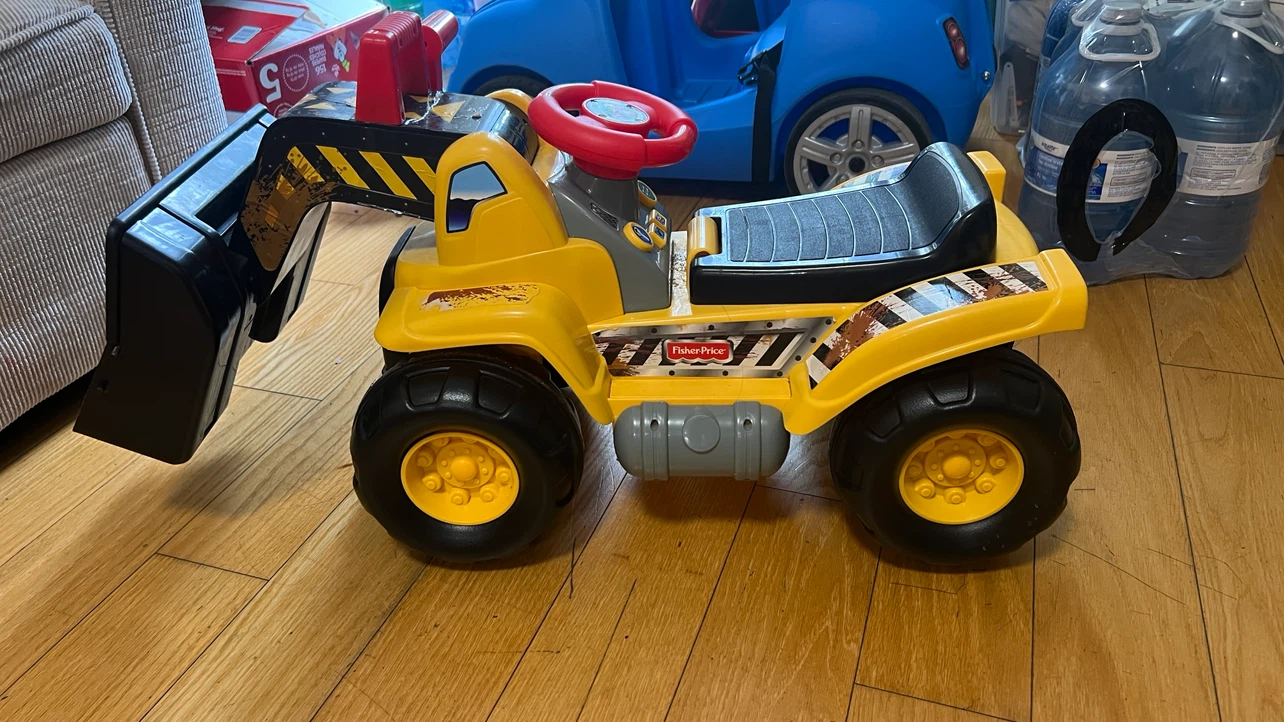 Fisher-Price Big Action Construction Digger Ride-On